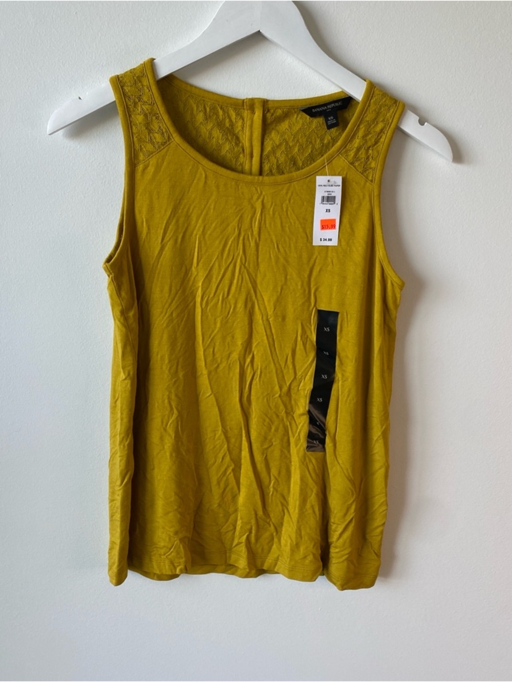 Banana‎ Republic Mustard Yellow Sleeveless Tank